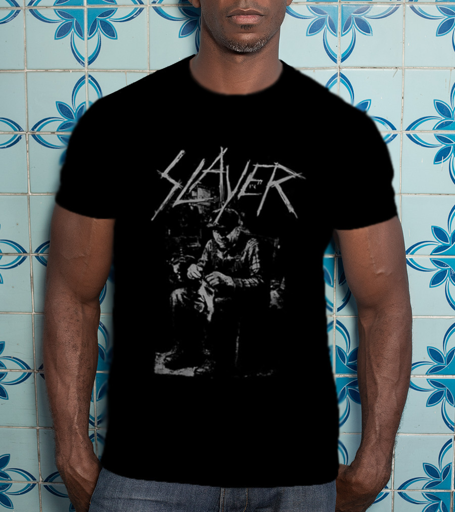 Slayer X Hate Couture Dead Skin Mask I'll Keep You Forever Two Sided T-Shirt