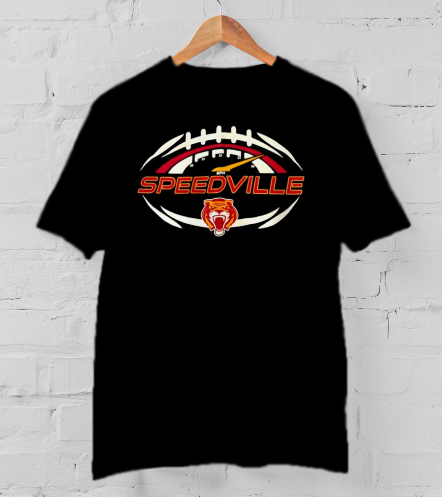 Speedville Stewartville Tigers Football High Energy Tigers T-Shirt