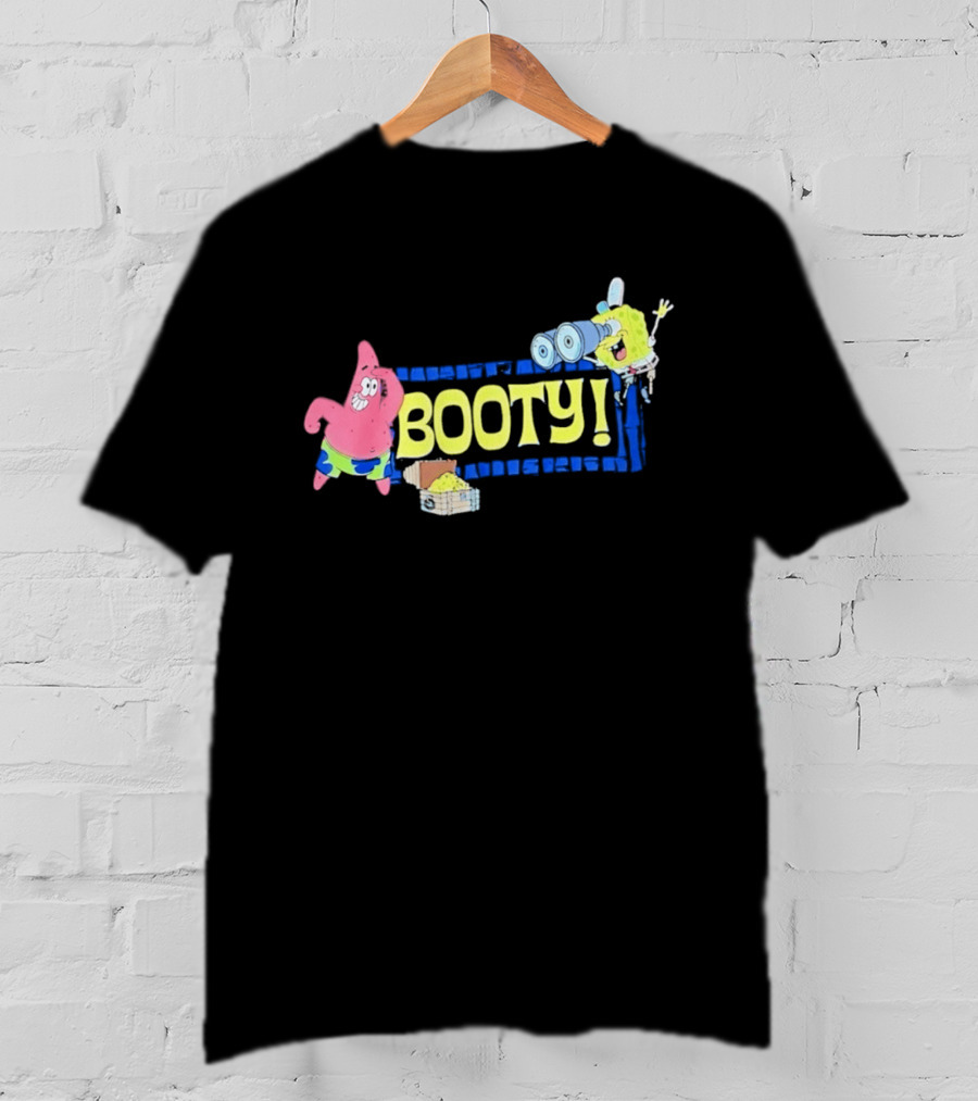 Sponge And Patrick Star Booty Treasure Hunt Adventure T-Shirt