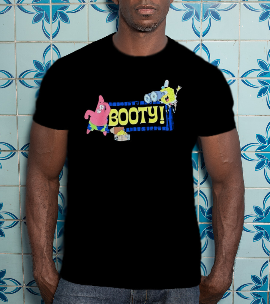 Sponge And Patrick Star Booty Treasure Hunt Adventure T-Shirt