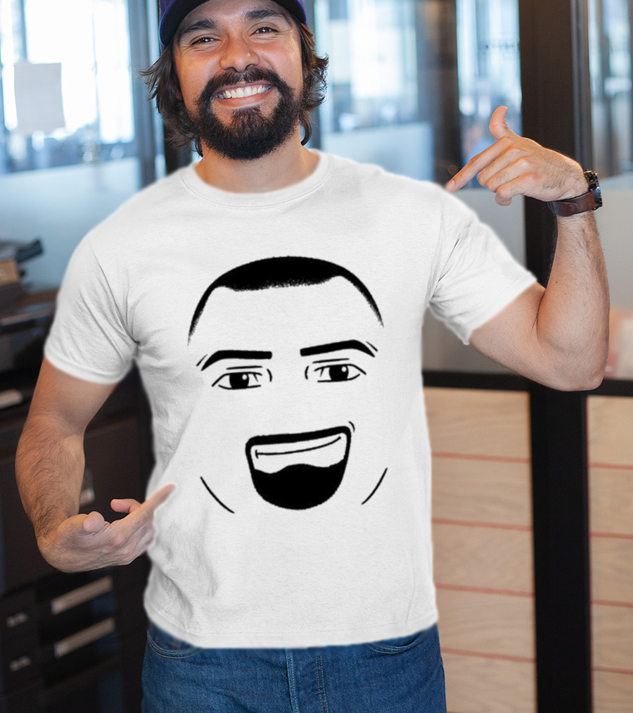 Aldoswag Roblaldo Smiling Face Drawing T-Shirt