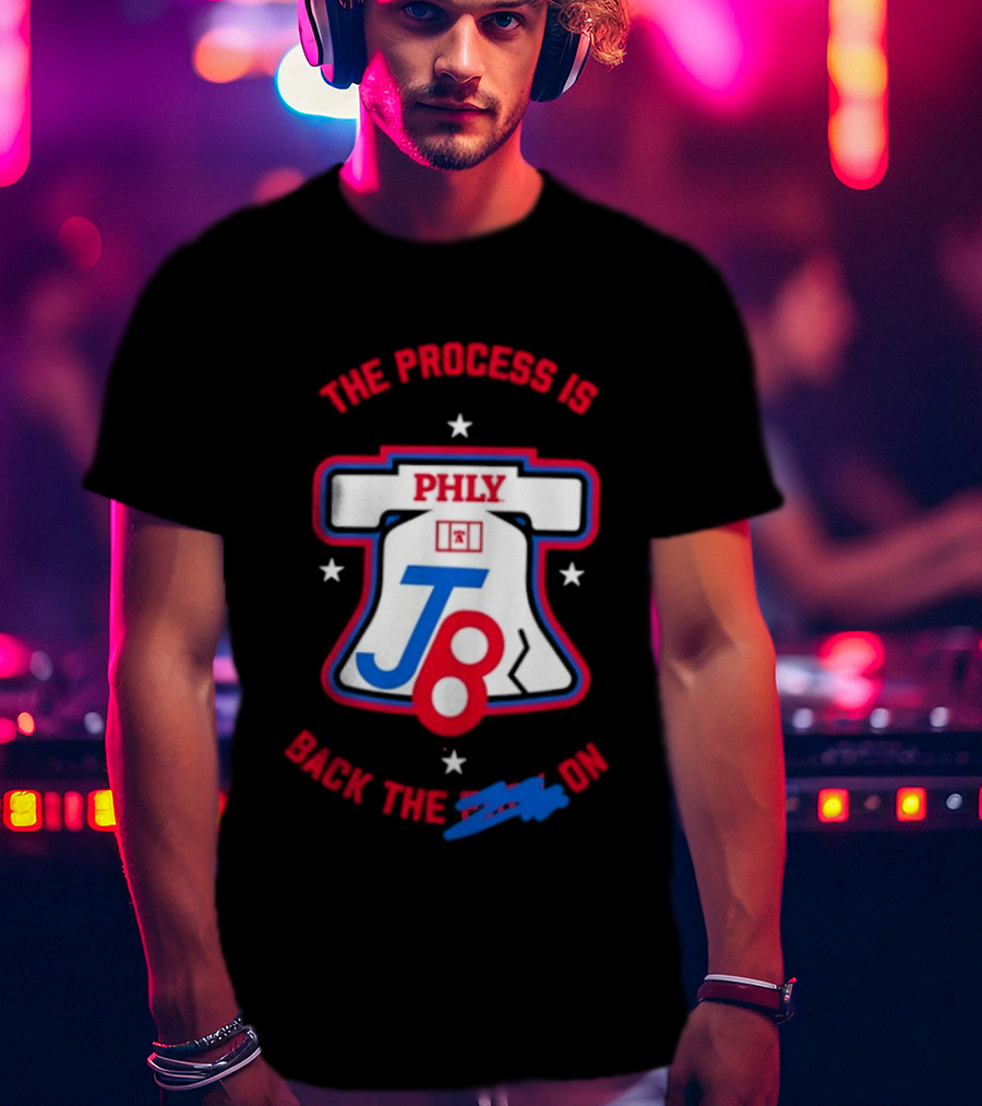 PHLY The Process Is Back Jalen Brunson Philadelphia 76ers T-Shirt