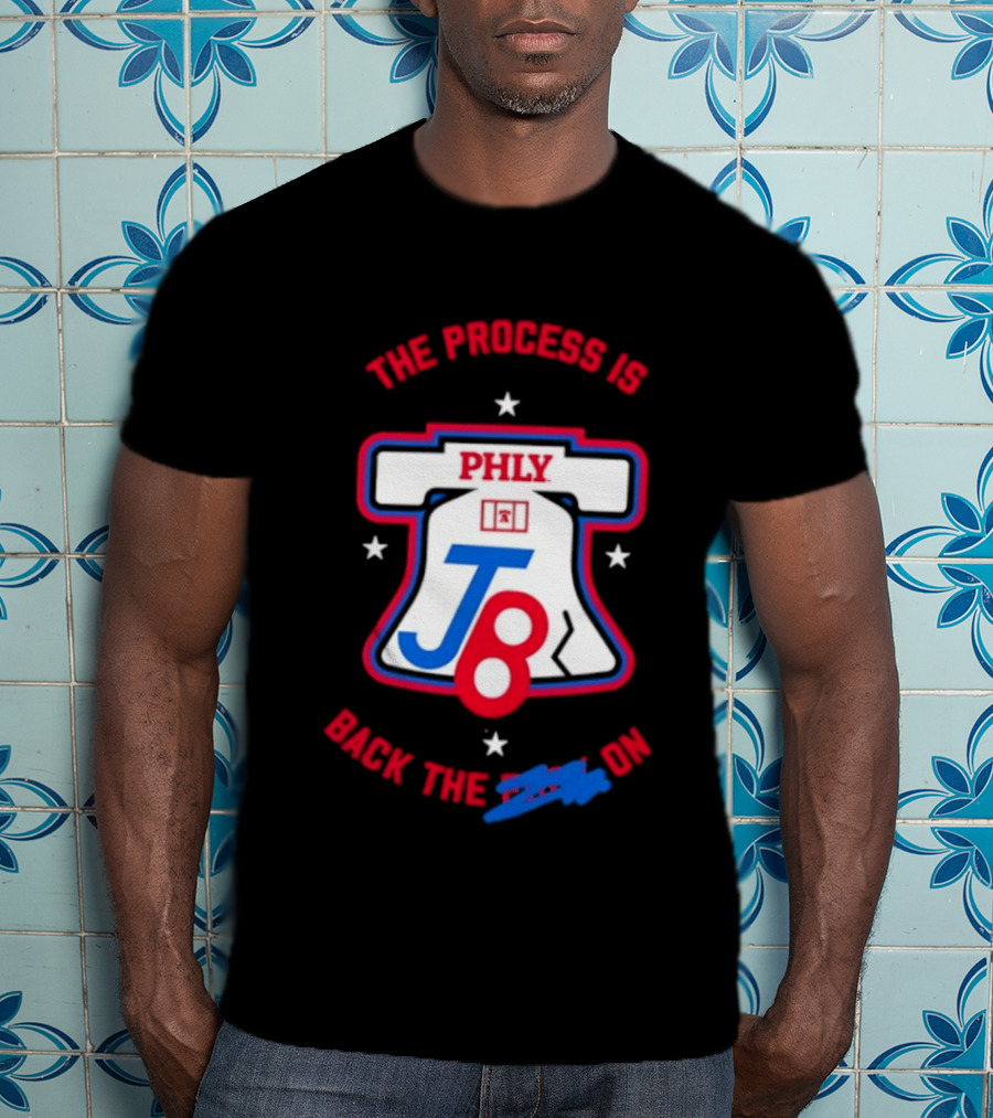 PHLY The Process Is Back Jalen Brunson Philadelphia 76ers T-Shirt