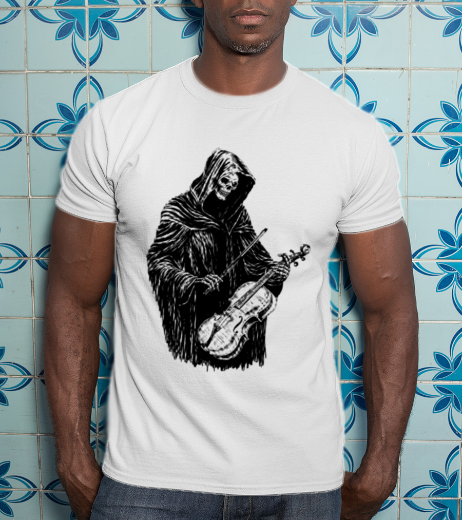 Avenged Sevenfold A7X North American Tour 2026 At Peace Tour Dates Grim Reaper Playing Violin T-Shirt
