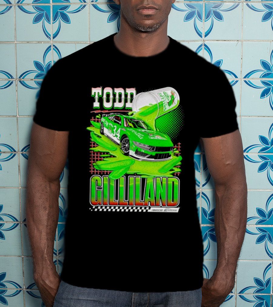 Todd Gilliland NASCAR 34 Pickle Juice Racing Car Victory 2026 T-Shirt