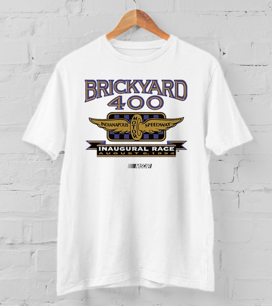 Brickyard 400 Indianapolis Motor Speedway Inaugural Race August 6 1994 NASCAR T-Shirt