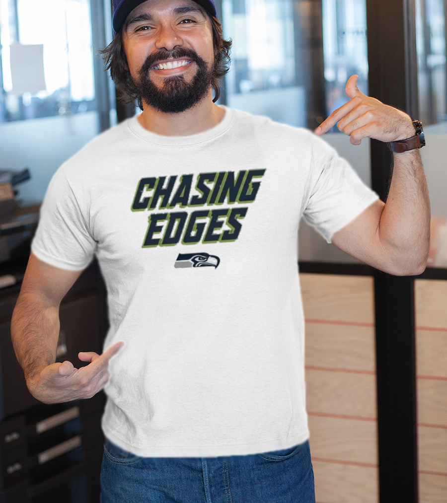Chasing Edges Seattle Football Team Hawk T-Shirt