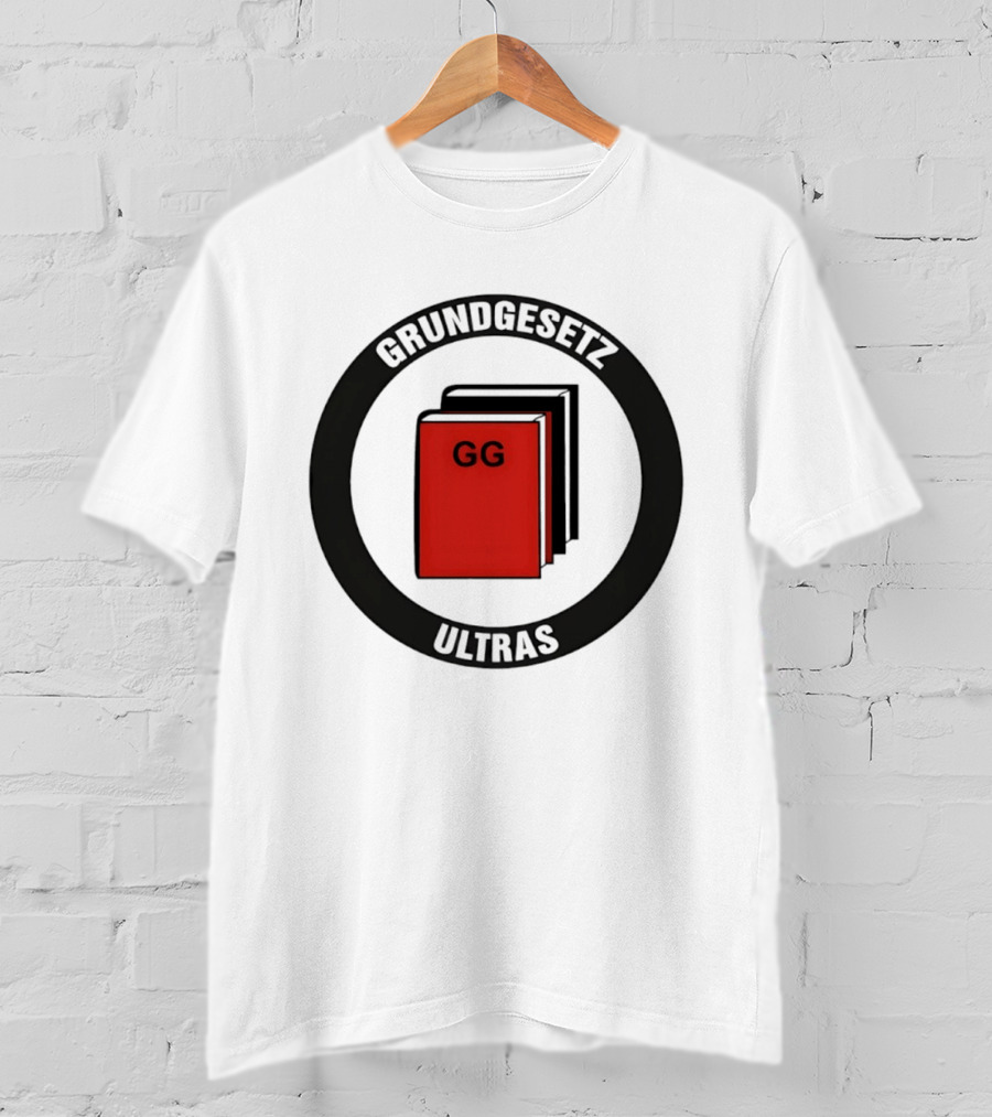 Grundgesetz Ultras GG Book Emblem German Constitution T-Shirt