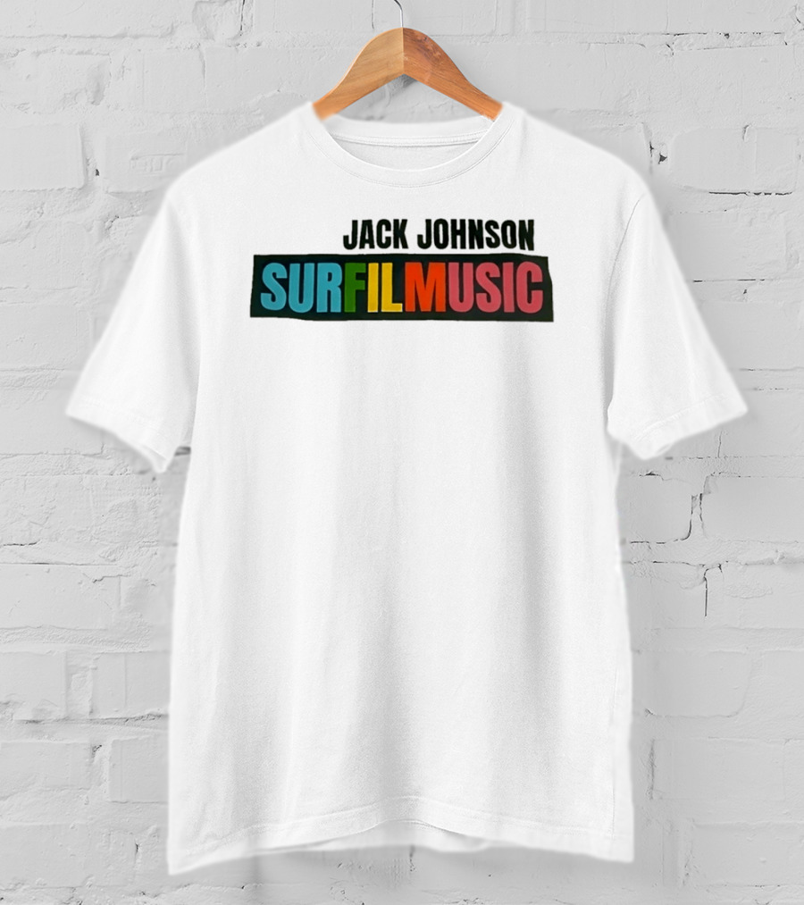 Jack Johnson Surfilmusic Tour 2026 Colorful T-Shirt