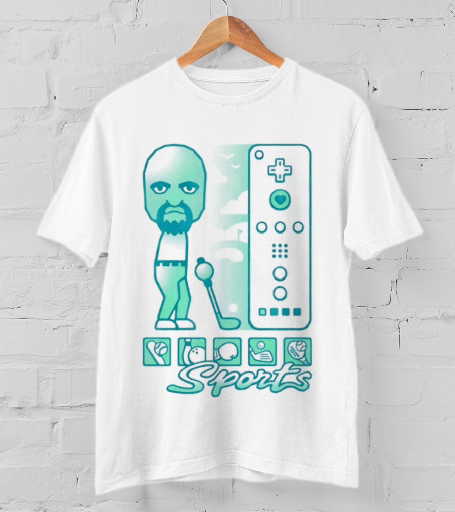 Wii Sports Matt Iconic Character Mii Brawler Bowling Champion T-Shirt