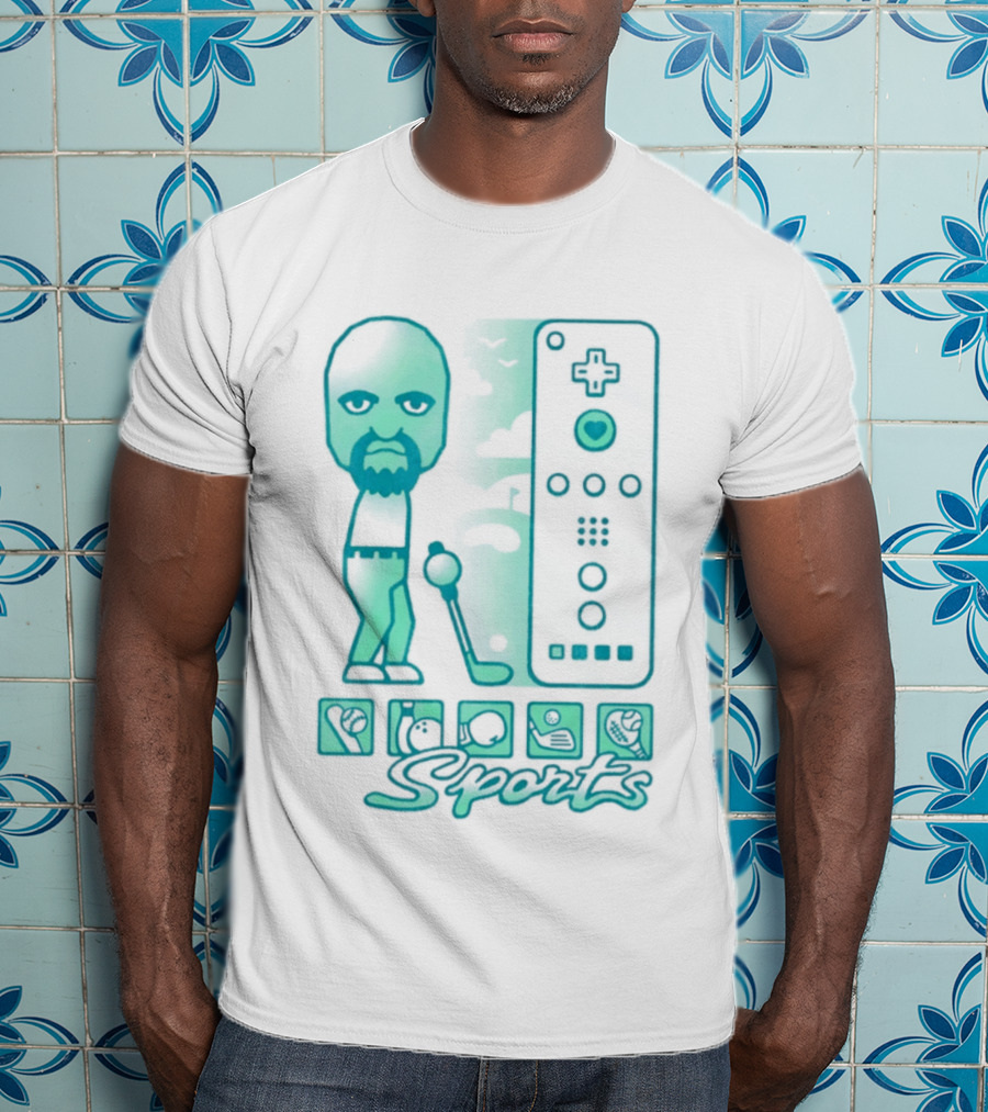 Wii Sports Matt Iconic Character Mii Brawler Bowling Champion T-Shirt