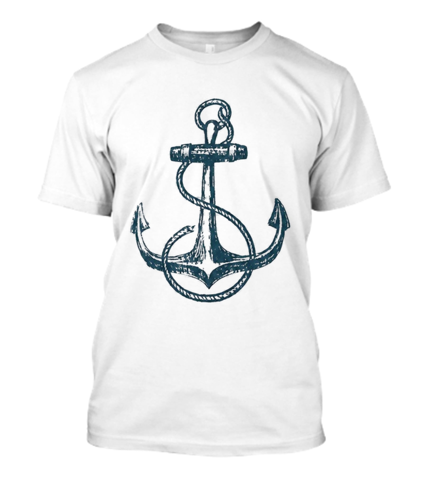 Netflix Here The Whole Time Diego Lira Caio Nautical Anchor T-Shirt