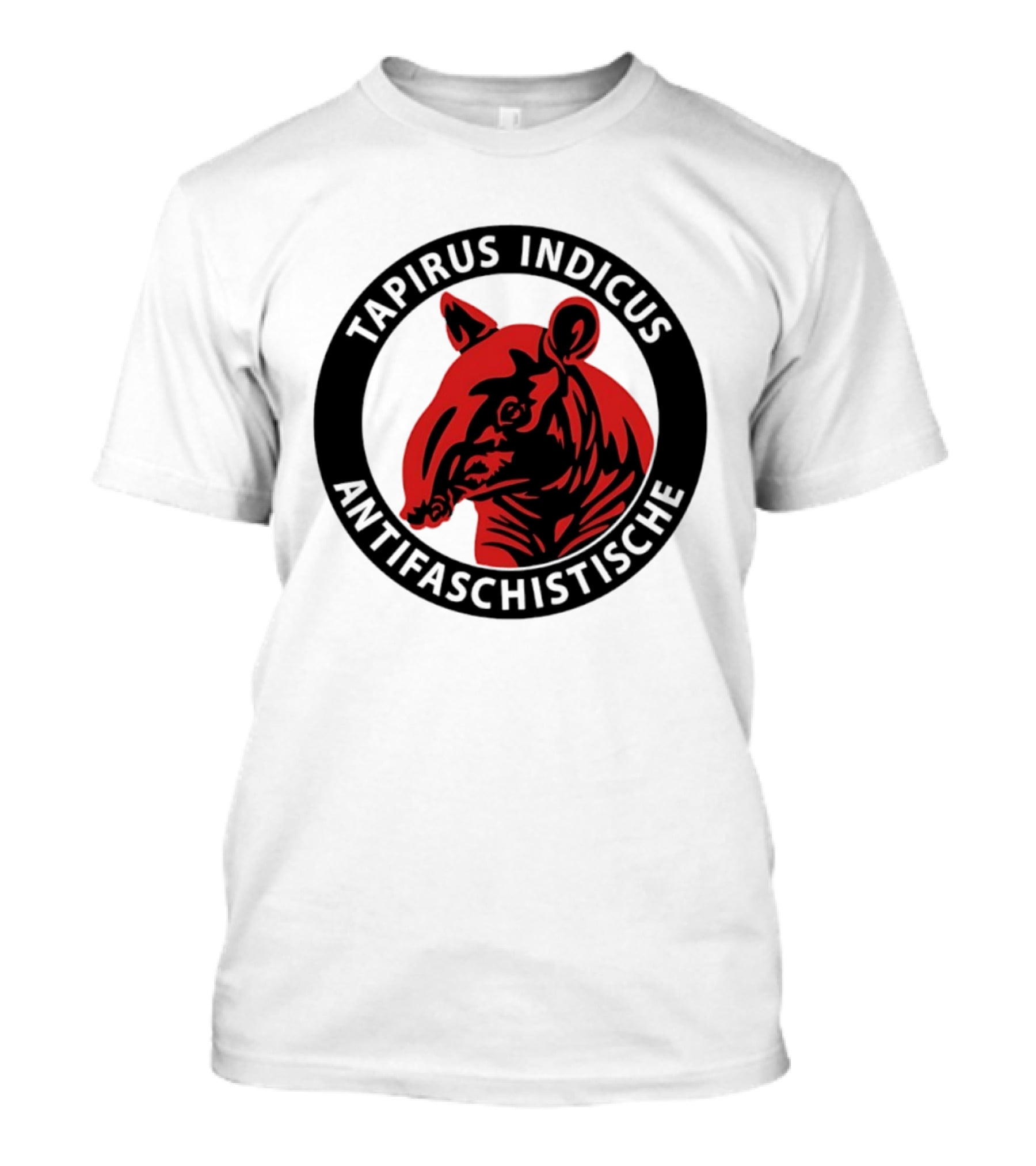 Tapirus Indicus Antifaschistische Antifa T-Shirt