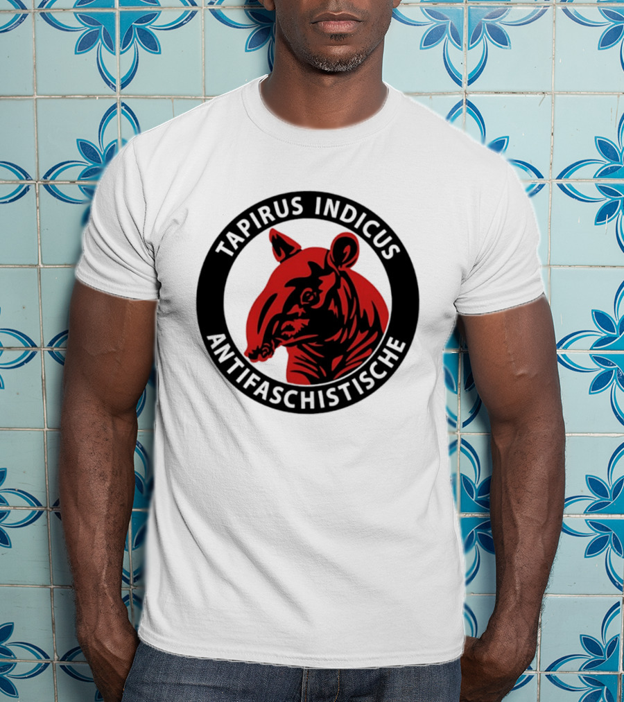 Tapirus Indicus Antifaschistische Antifa T-Shirt
