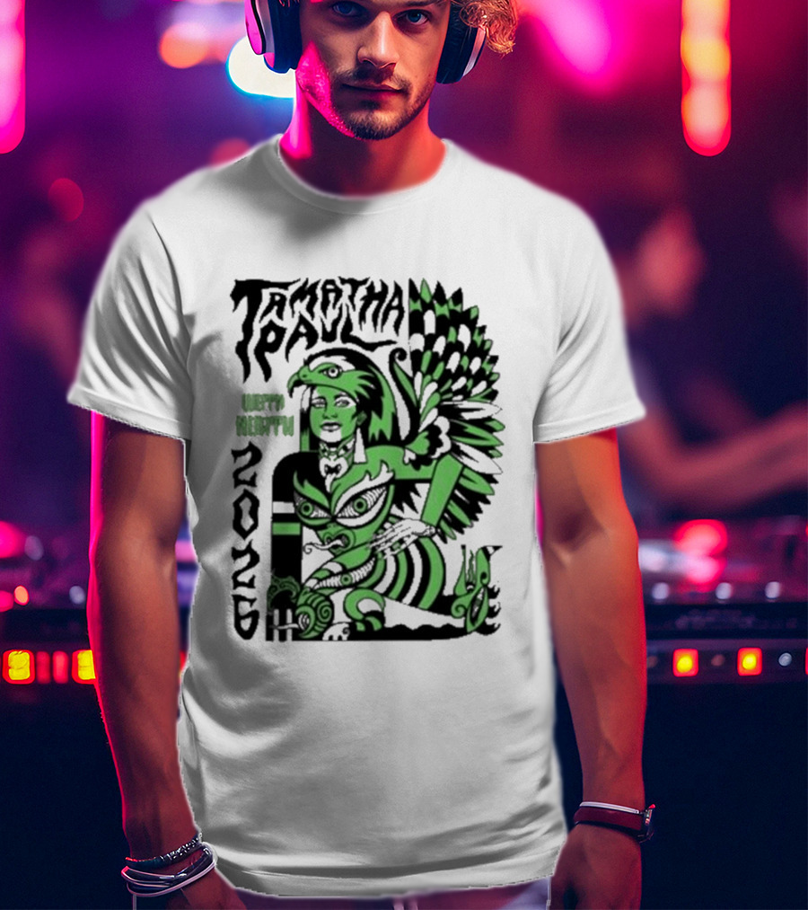 Xoe Hall X Tamatha Paul 2026 Te Atatu Whero Kakapo T-Shirt