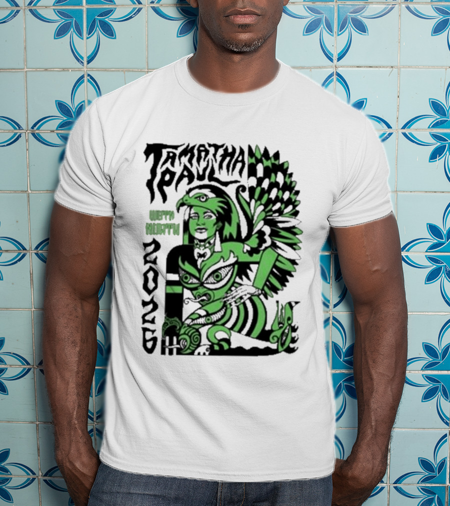 Xoe Hall X Tamatha Paul 2026 Te Atatu Whero Kakapo T-Shirt