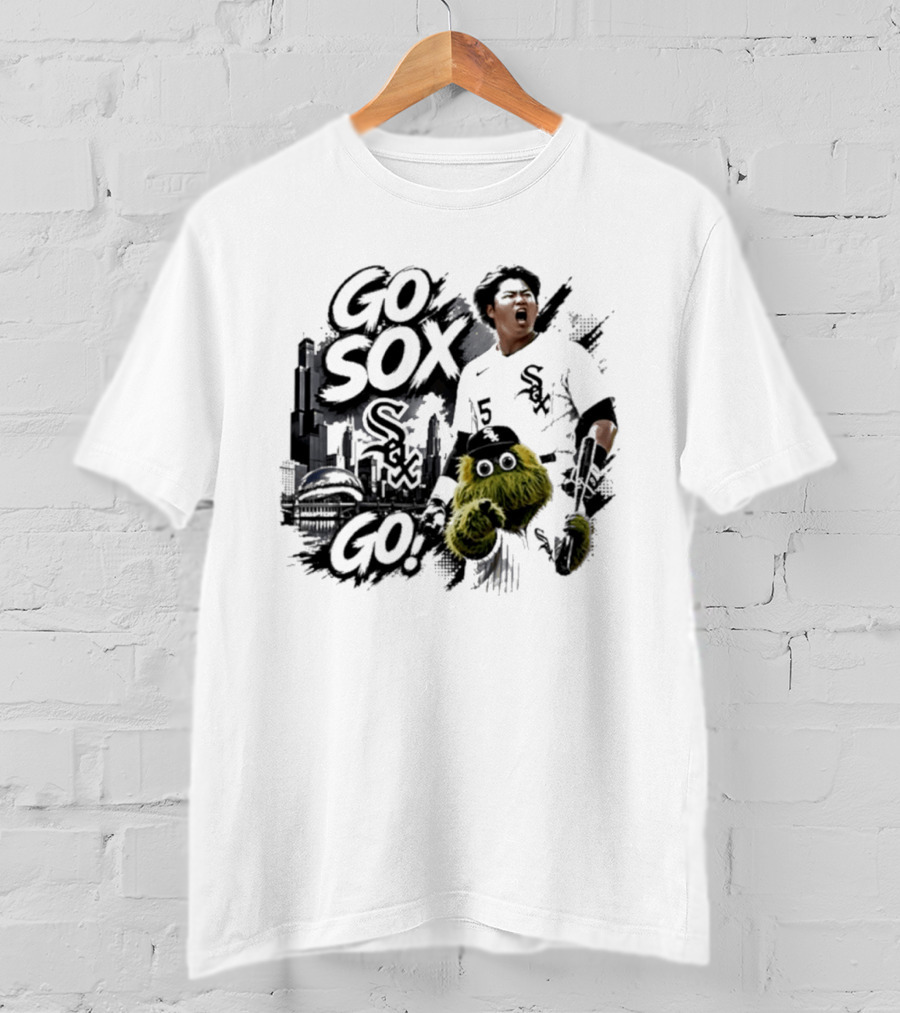 Yoshinobu Yamamoto Number 15 Chicago White Sox Go Sox Go T-Shirt
