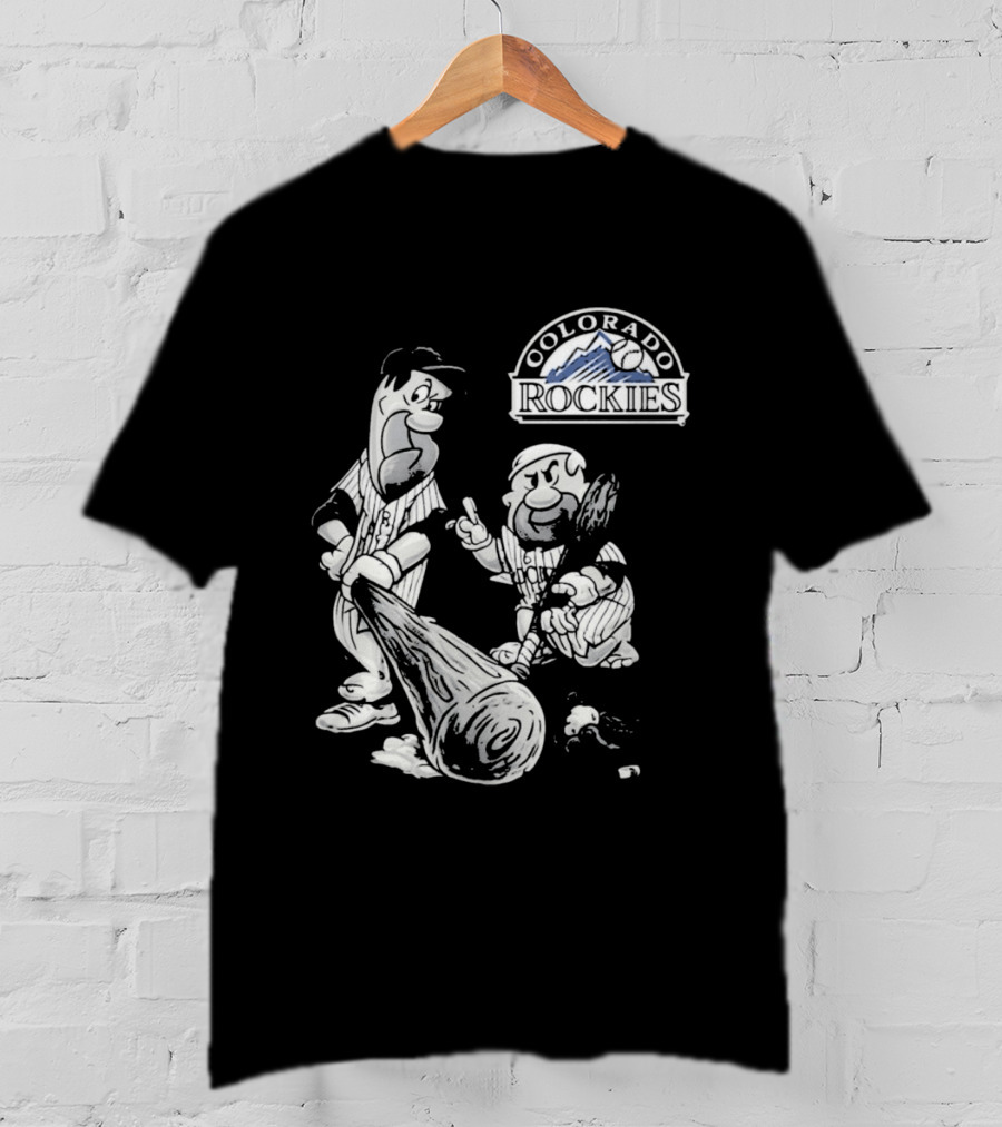 Colorado Rockies 2026 Flintstones Baseball T-Shirt
