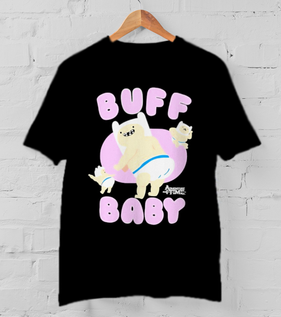 Buff Baby Adventure Time Finn The Human Dancing Babies T-Shirt