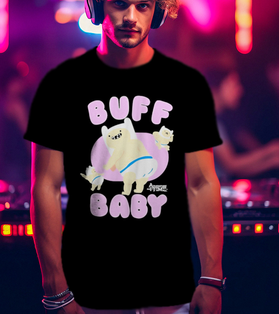Buff Baby Adventure Time Finn The Human Dancing Babies T-Shirt