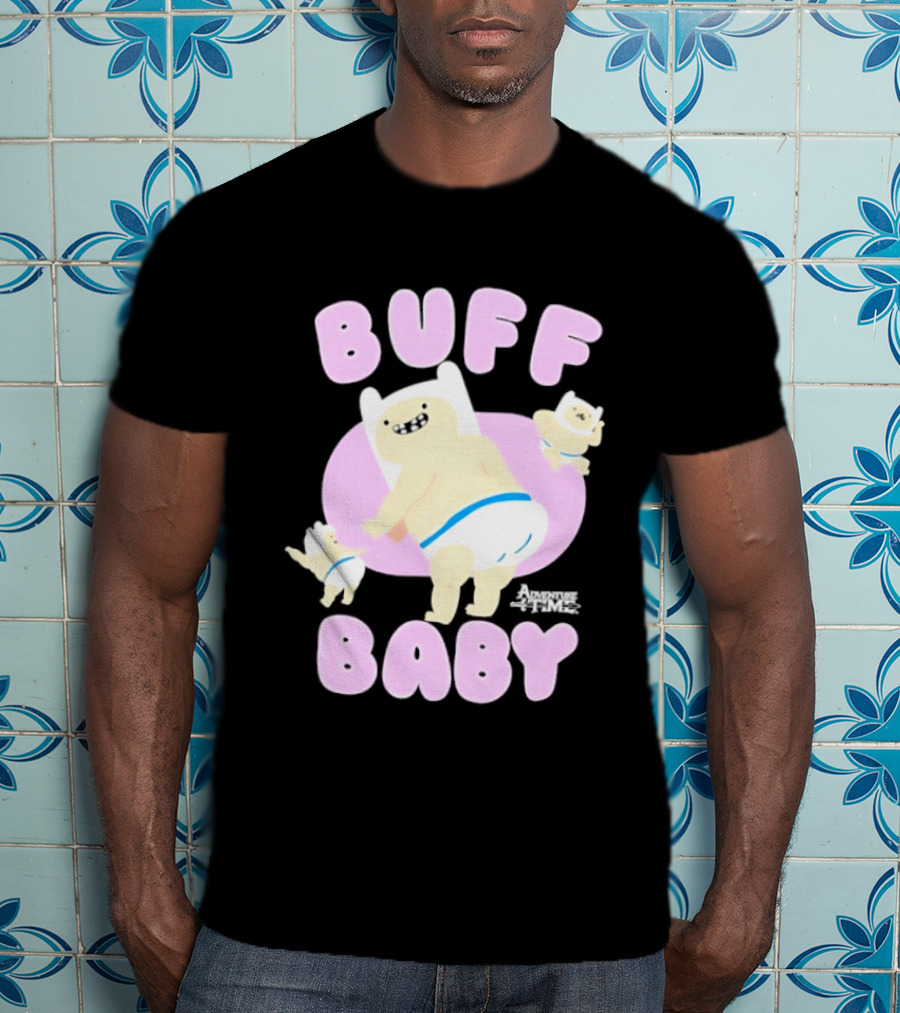Buff Baby Adventure Time Finn The Human Dancing Babies T-Shirt