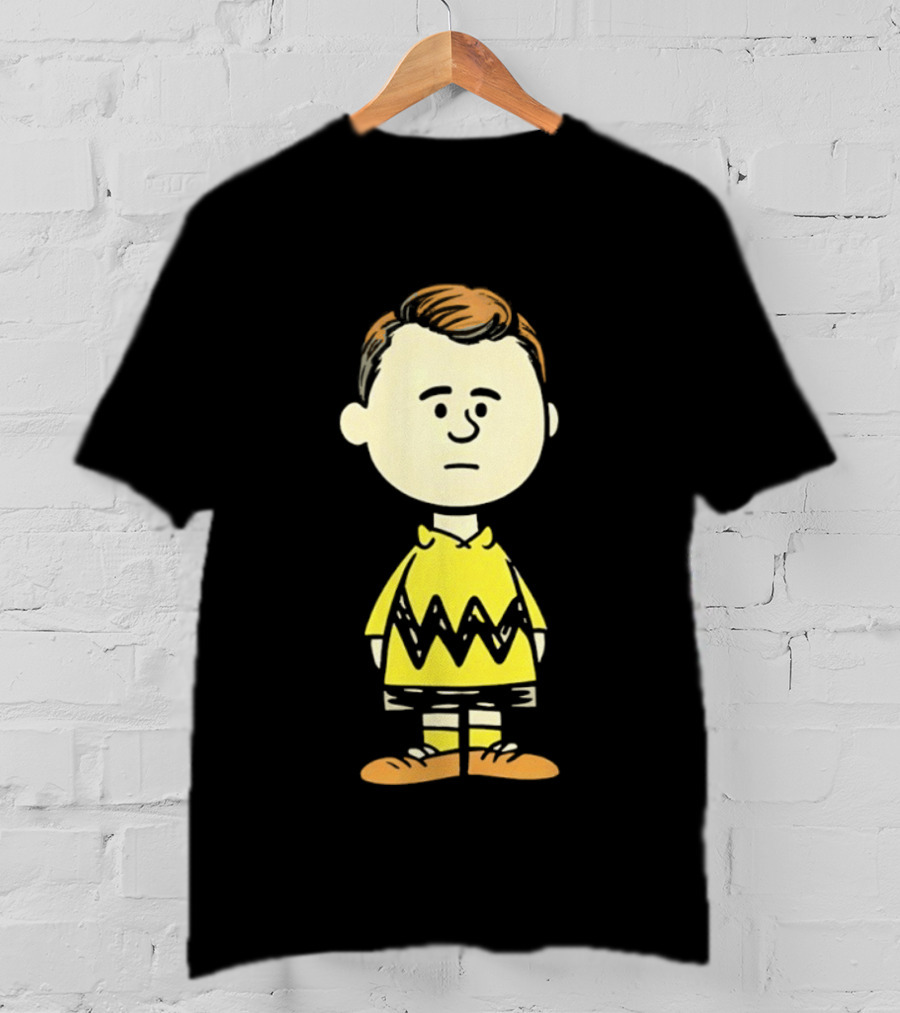 Charlie Brown Kirk Peanuts Style Character Fusion T-Shirt
