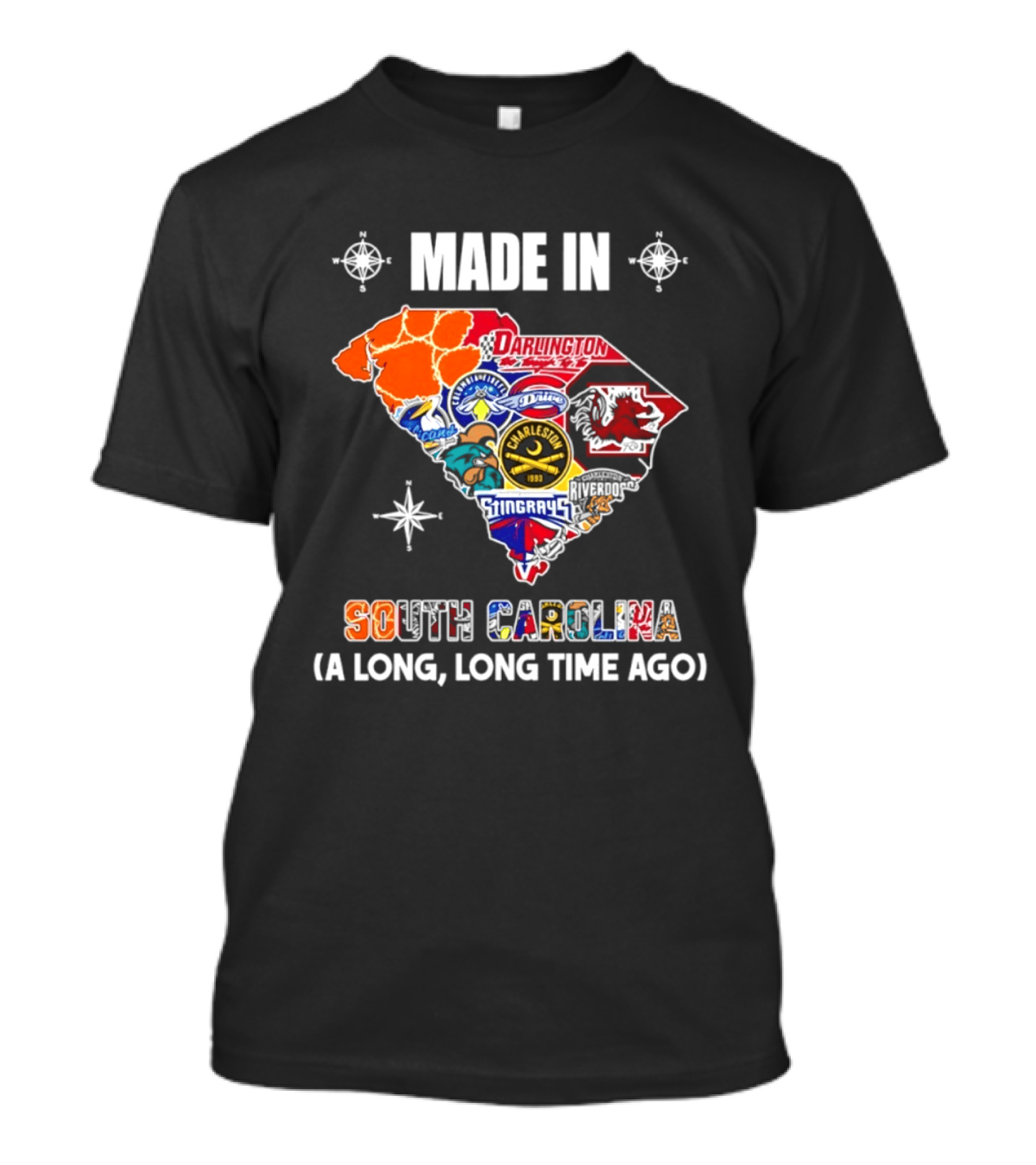 Made In South Carolina Darlington Gamecocks Stingrays A Long Long Time Ago T-Shirt