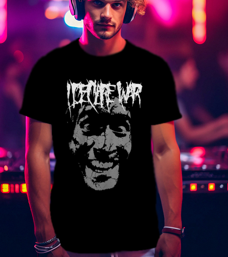 Merchnow Store Shop Groovy Black Ice Nine Kills Face T-Shirt