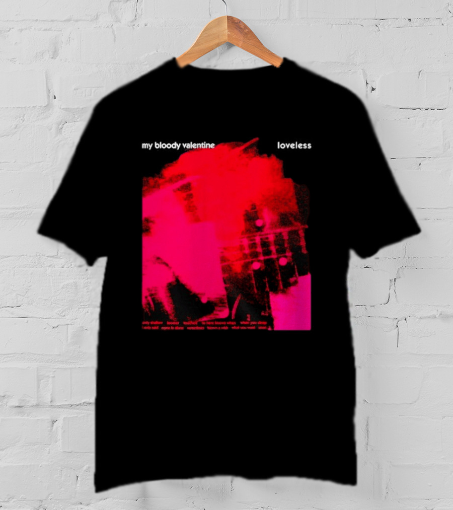 My Bloody Valentine Loveless Album Cover Classic Shoegaze Music Fan Favorite T-Shirt