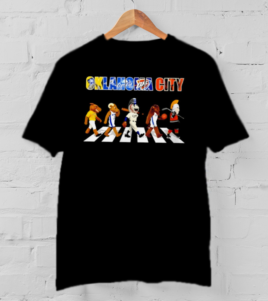 Oklahoma City Mascots Abbey Road Sports Team 2026 OKC T-Shirt