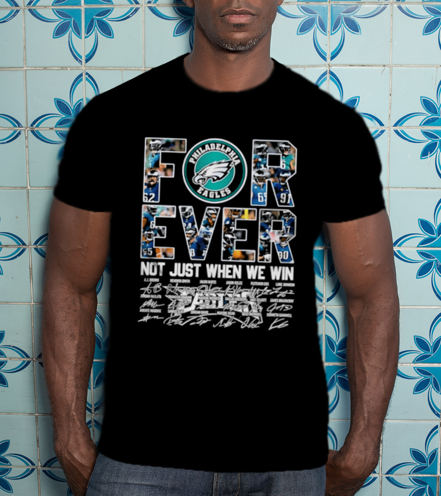 Forever Miami Dolphins Not Just When We Win Autographed T-Shirt