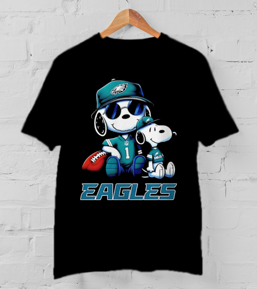 Snoopy Eagles Philadelphia Football 2026 T-Shirt