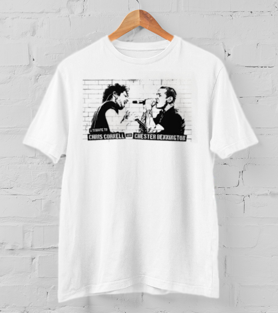 Chris Cornell Chester Bennington Tribute Darkness T-Shirt