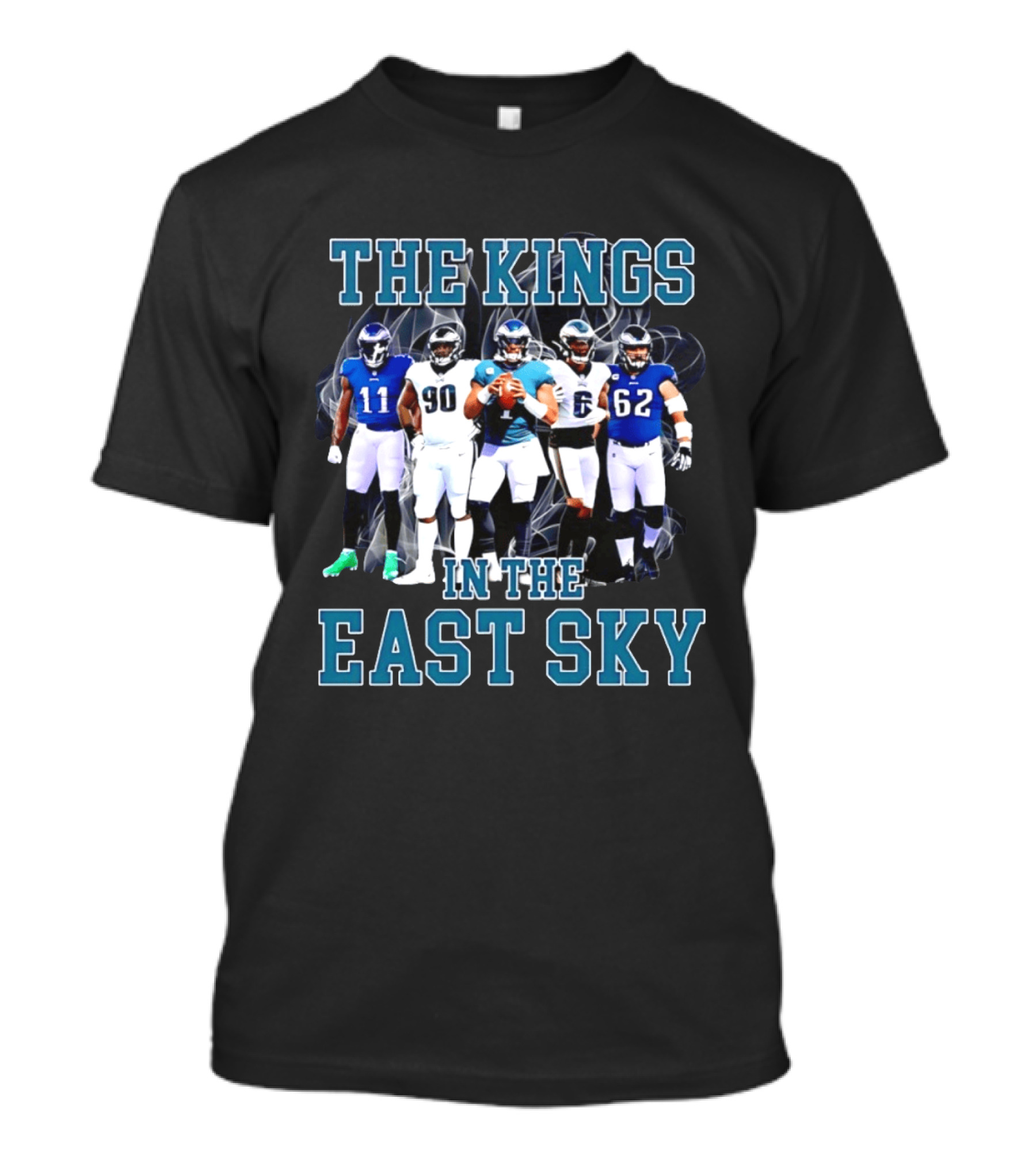 The Kings In The East Sky Philadelphia Eagles Football Players Signatures T-Shirt