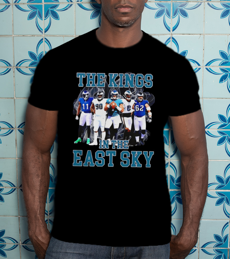 The Kings In The East Sky Philadelphia Eagles Football Players Signatures T-Shirt