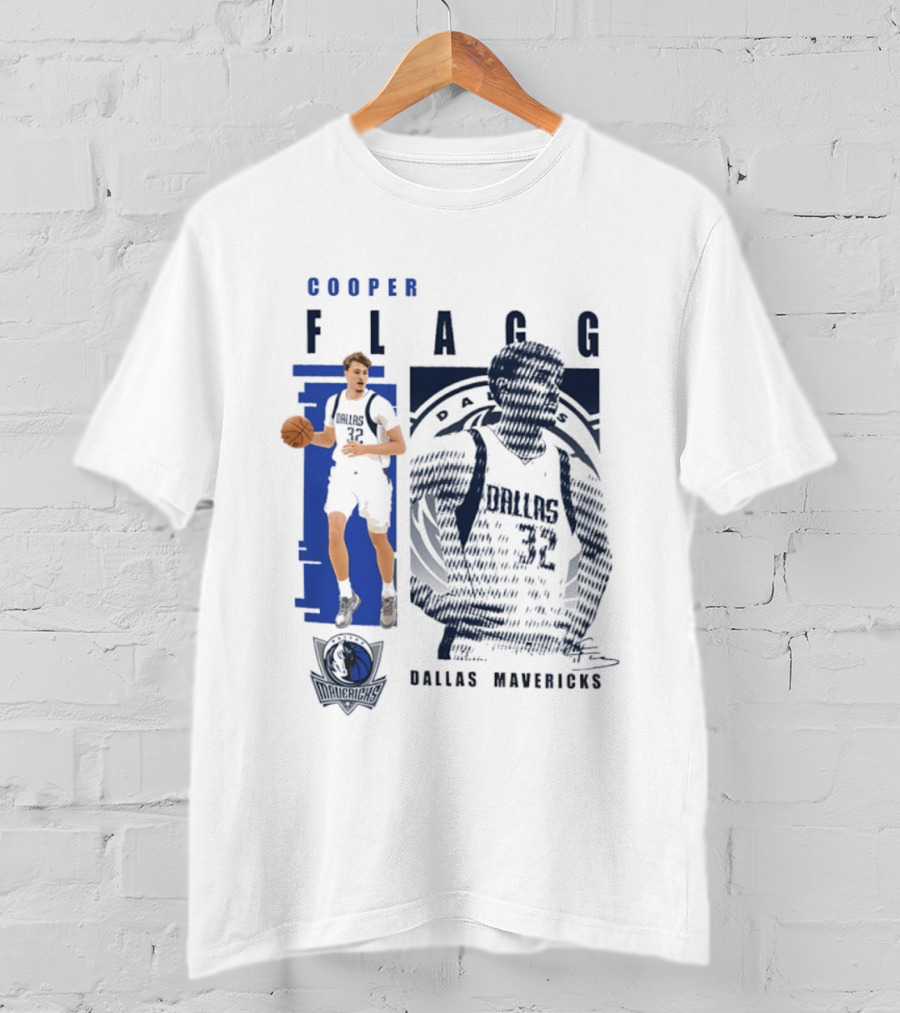 Cooper Flagg Dallas Mavericks Highlights 2026 Signatures T-Shirt