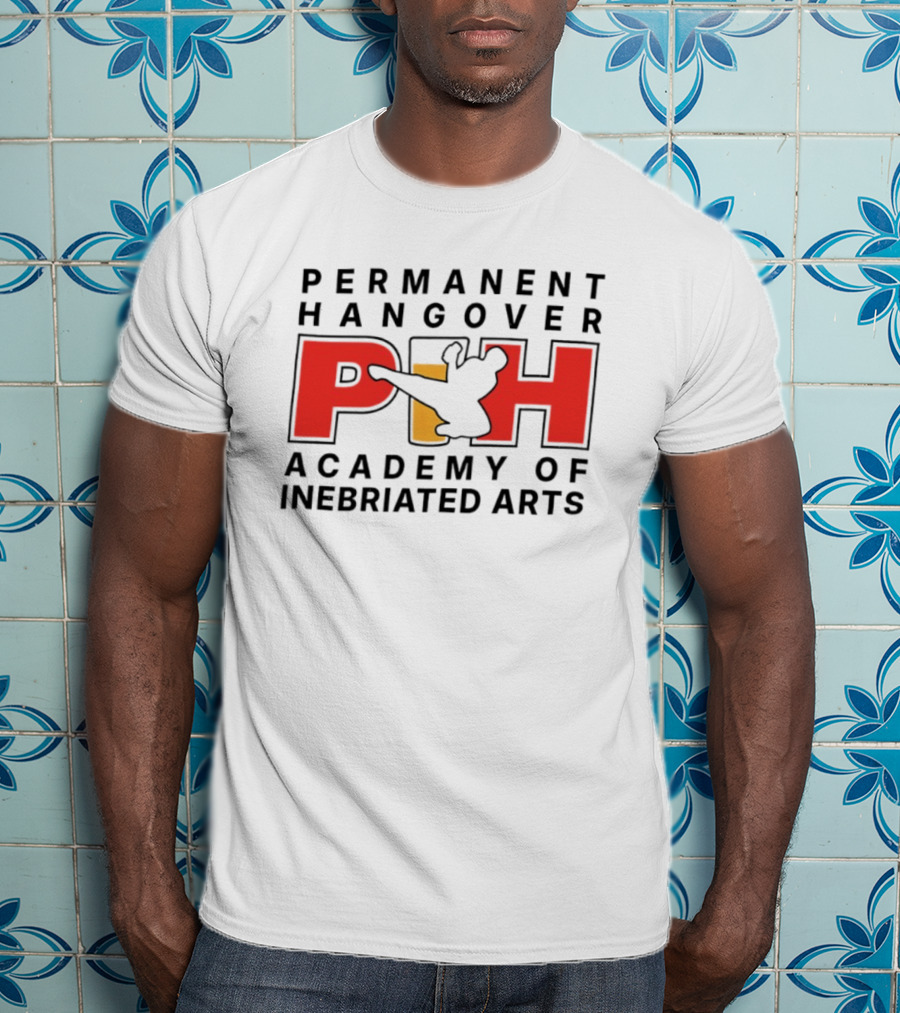 Permanent Hangover PIH Academy Of Inebriated Arts T-Shirt