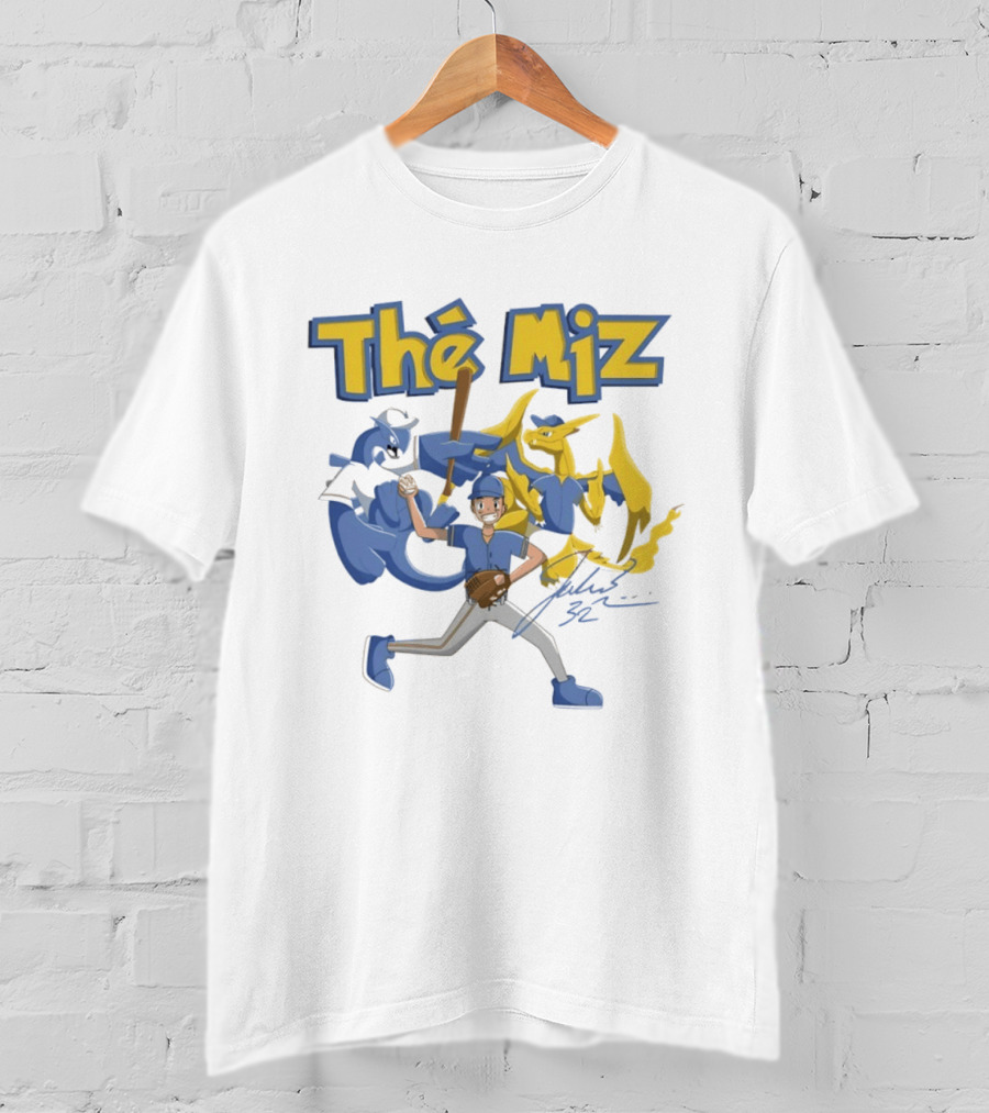 The Miz Milwaukee Brewers Pokemon Crossover Animated T-Shirt