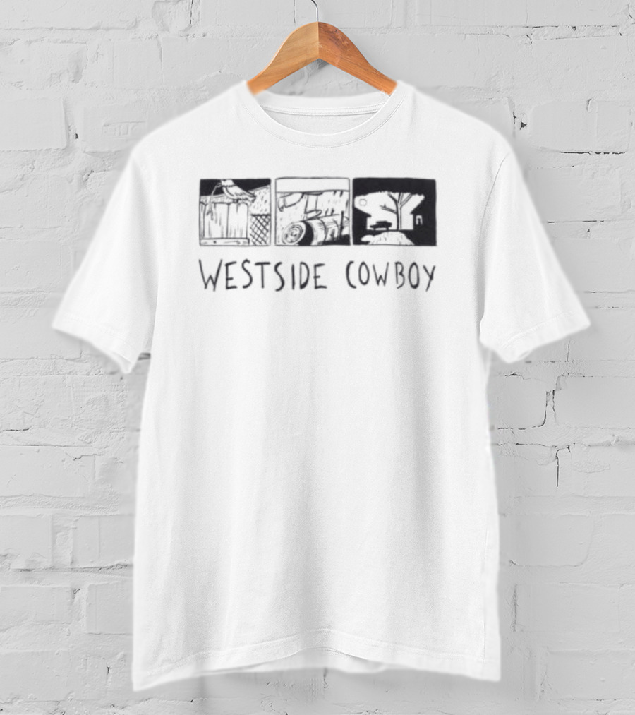 Westside Cowboy Store Graphic Blocks White T-Shirt