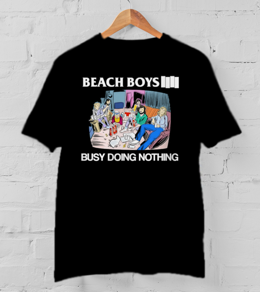Beach Boys Busy Doing Nothing Brian Wilson Couch Scene T-Shirt