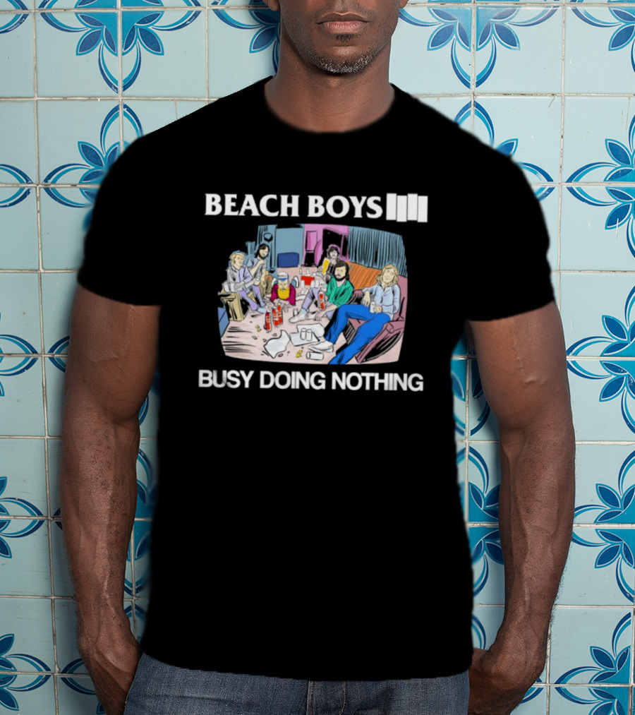 Beach Boys Busy Doing Nothing Brian Wilson Couch Scene T-Shirt