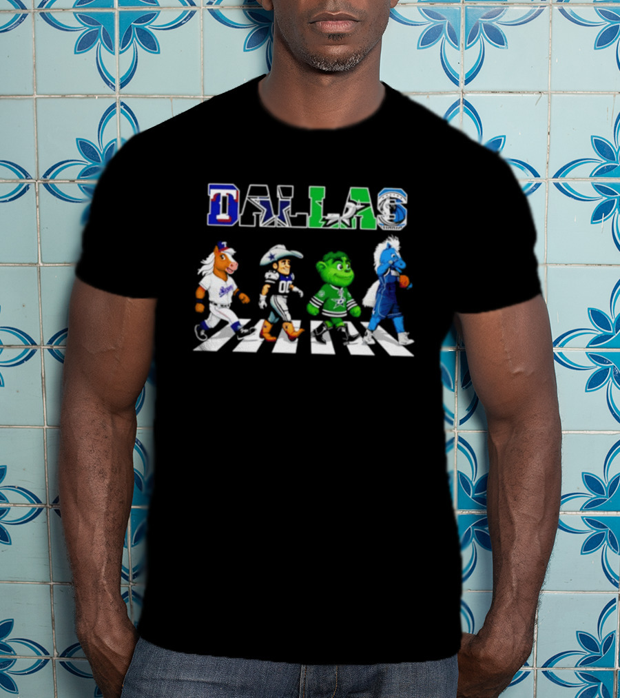 Dallas Rangers Cowboys Stars Mavericks Abbey Road 2026 Season T-Shirt