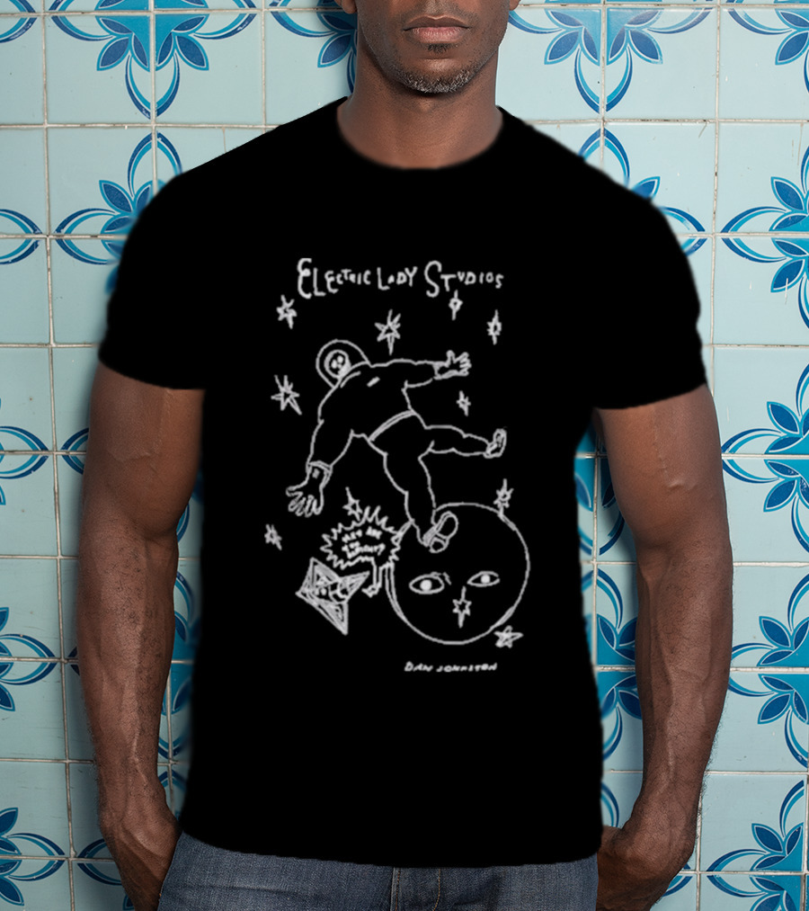 Daniel Johnston Electric Lion Studios Lost In Space T-Shirt