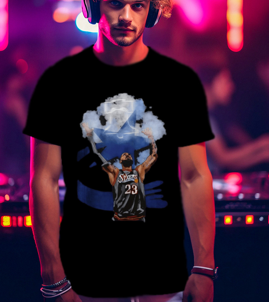 Philadelphia 76ers LeBron James 23 With Bells On Cloud 5 T-Shirt