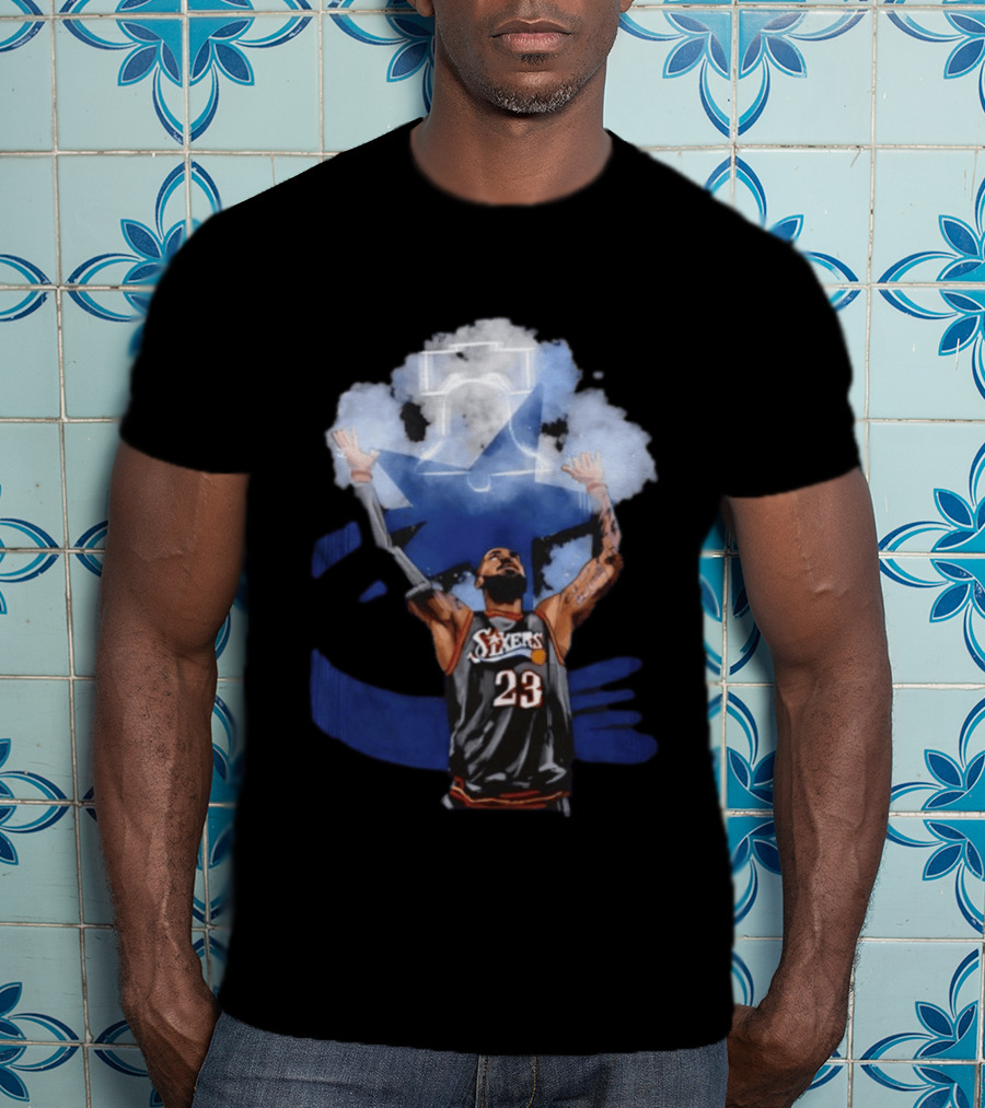 Philadelphia 76ers LeBron James 23 With Bells On Cloud 5 T-Shirt