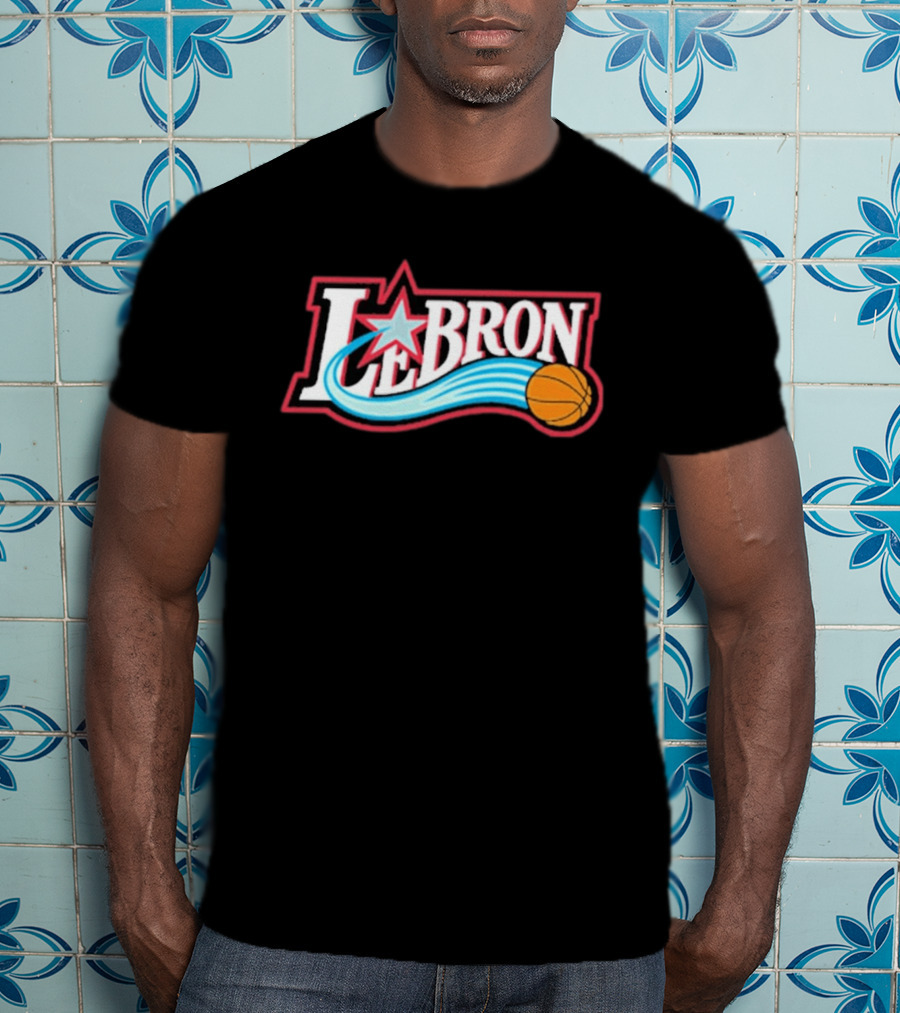 LeBron James Basketball Star Themed Philadelphia 76ers T-Shirt