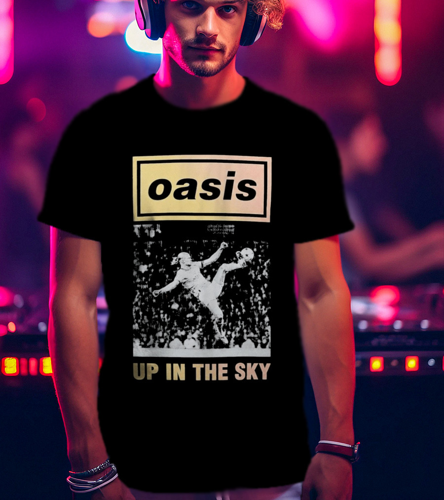 Oasis Up In The Sky Erling Haaland Soccer Kick T-Shirt