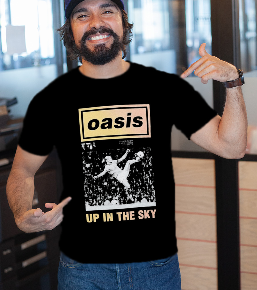 Oasis Up In The Sky Erling Haaland Soccer Kick T-Shirt