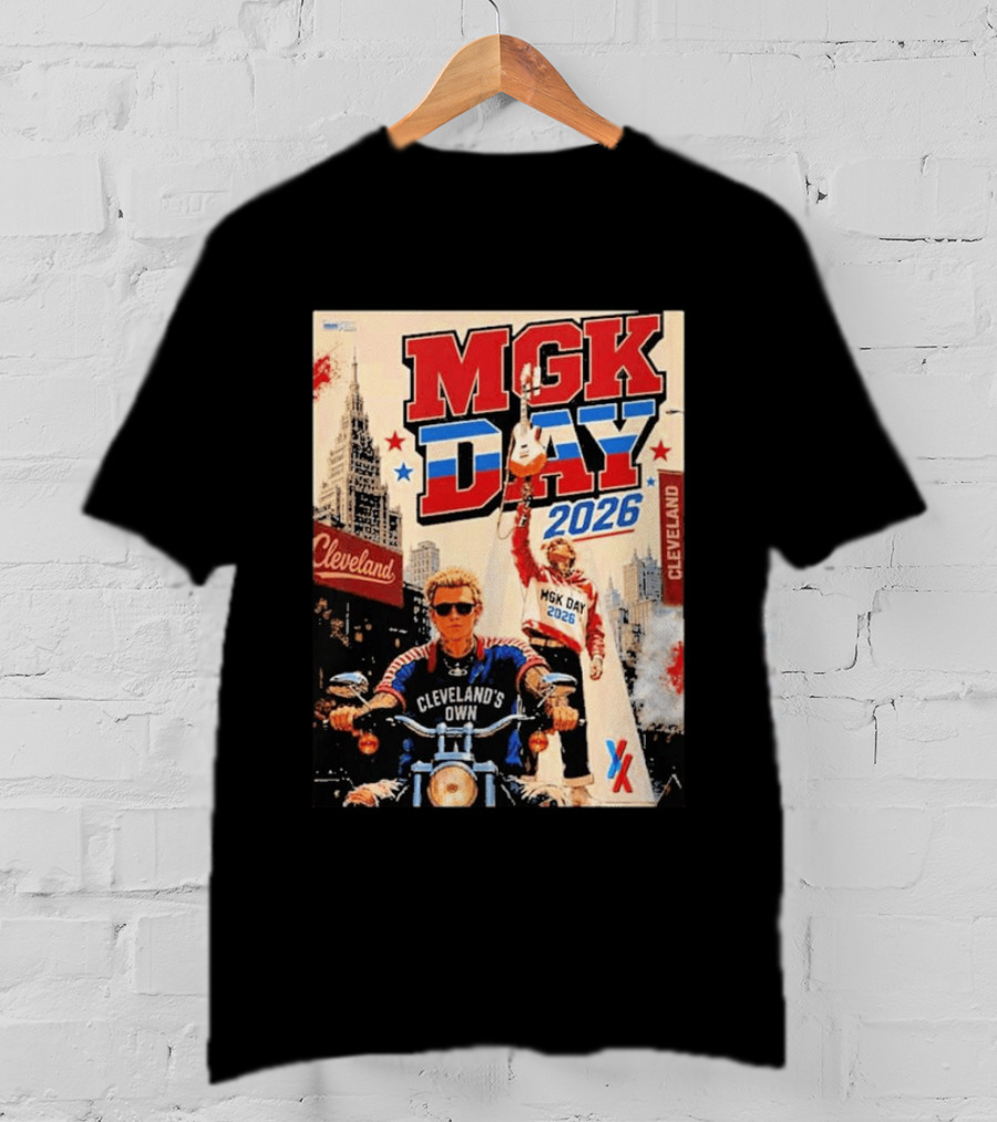 MGK Day 2026 Cleveland Music Event With Cleveland's Own T-Shirt