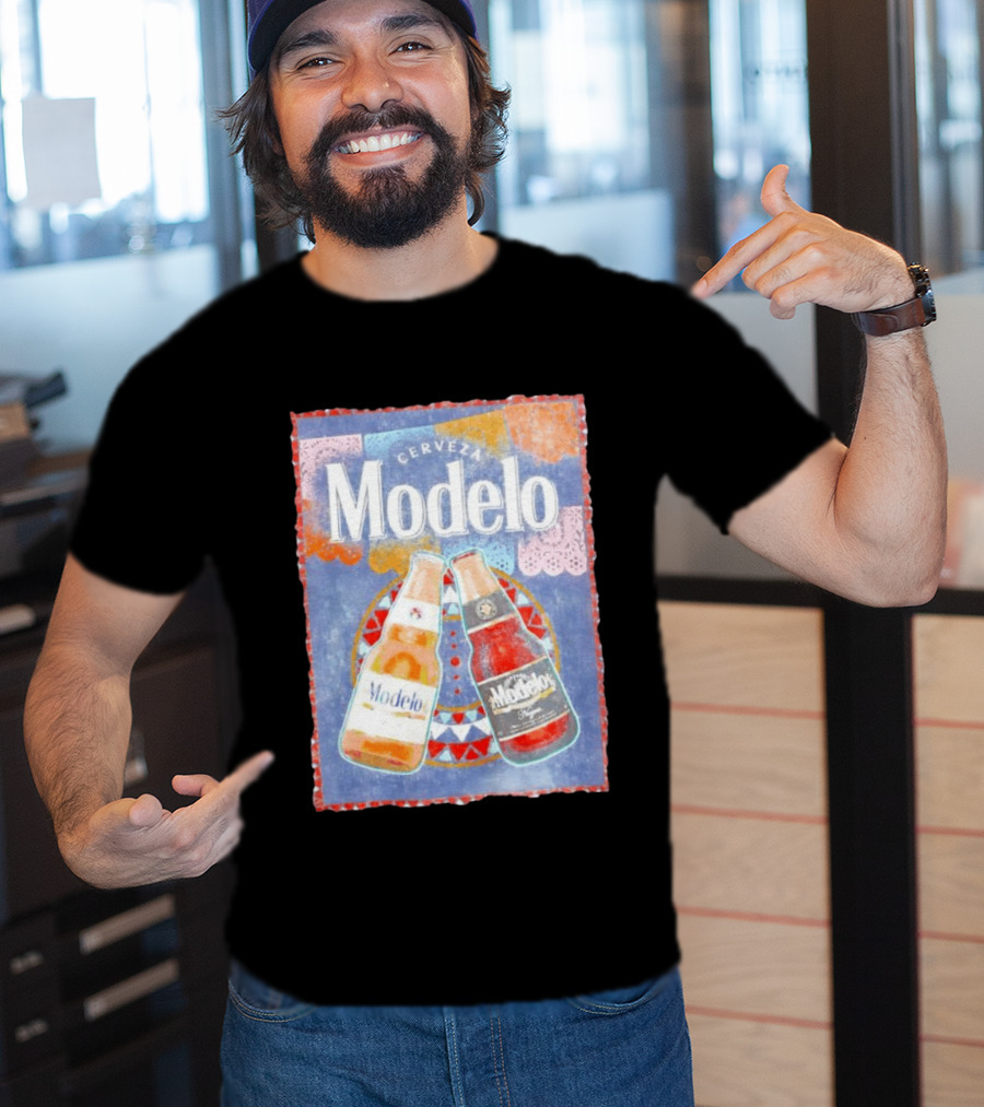 Cerveza Modelo Mexican Beer Bottles T-Shirt